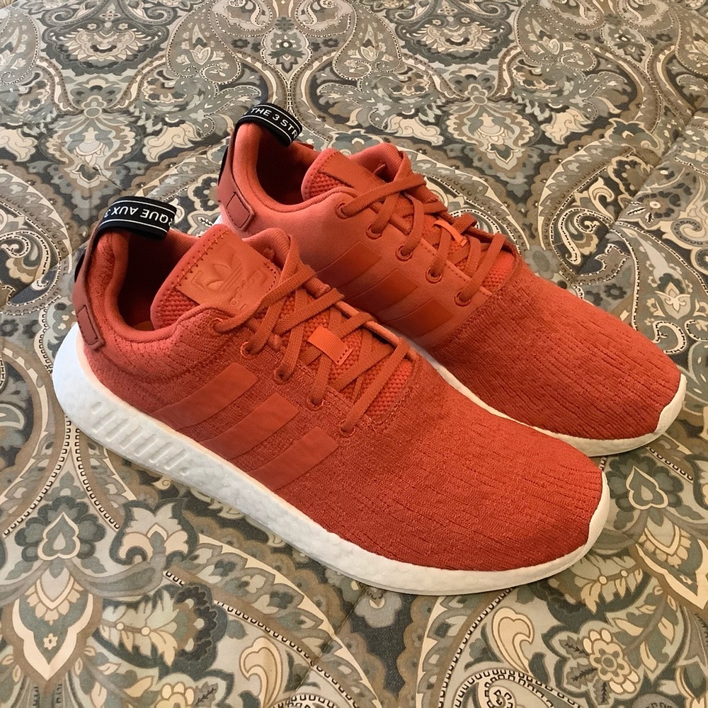 NWOB Adidas NMD 2 Burnt Orange Mens size 11 - Picture 2 of 8